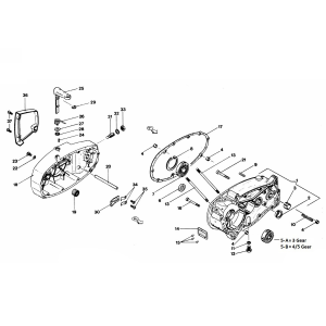 Carter - Osłona sprzęgła Zundapp C50 Sport 529-010