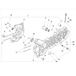 Carter Vespa Primavera 4-suwowy 3V (Euro5 wtrysku IGET) 