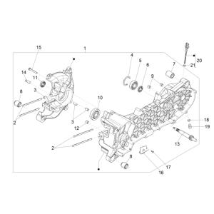 Carter Vespa Sprint 4-suwowy 3-zaworowy (euro5 wtrysku IGET)