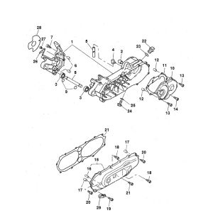 Skrzynia korbowa Yamaha Bw 2-suwowa