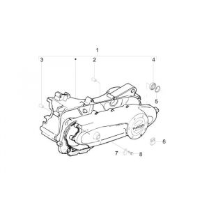 Pokrywa skrzyni korbowej Piaggio Liberty 2-suwowa