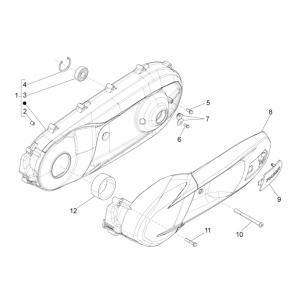 Pokrywa Skrzyni Korbowej Piaggio Beverly 350 E3 Sport Touring 2013-2014
