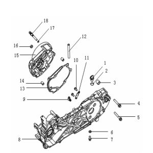 Miska olejowa długa Generic Ideo niebieska 2007 2-suwowa