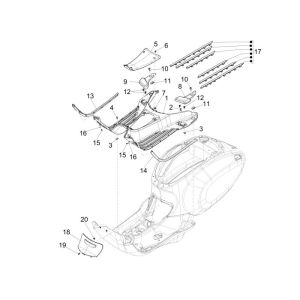 Deska do biegania Vespa Sprint pomarańczowa 890/a-Treeplank Vespa Sprint oranje 890/a