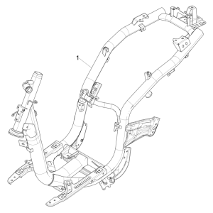 Piaggio Liberty 50 4-suwowy podwozie/stelaż (IGET Euro 5)