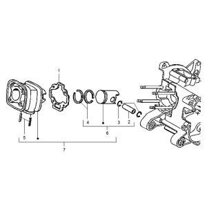 Cylinder Gilera Runner 98-2005 2-suwowy