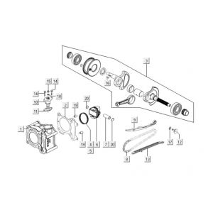 Cylinder Kymco Downtown 125i