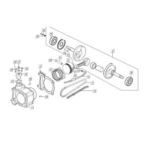 Cylinder Kymco Grand Dink 250cc