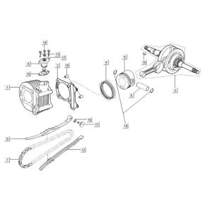 Cylinder Kymco Like 125cc