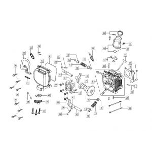 cylinder Kymco Sento 4-suwowy Biały