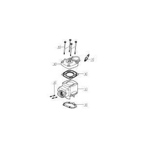 Cylinder Kymco Super9 2-suwowy nm srebrny