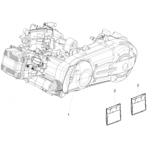 Silnik kompletny MP3 500 LT Sport 2014-2016