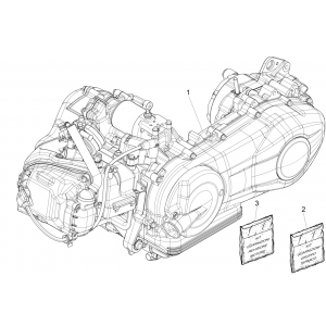 Kompletny silnik Vespa Sprint 125 4T 3V IE ABS
