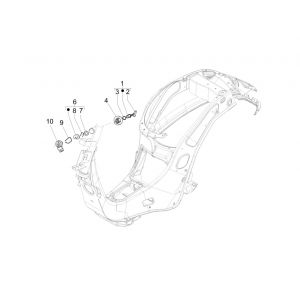 Vespa Primavera 4-suwowy wyłącznik zapłonowy 3V (wtrysk euro5 IGET) 