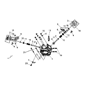 Głowica cylindra Kpl Sym Allo (WH871) sampan