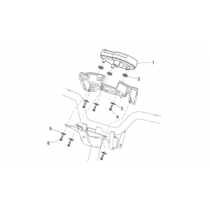 Deska rozdzielcza Aprilia SR 50 H2O ie+carb 2004-2009