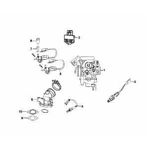 Sześciostopniowy ECU Sym Allo Euro4 (BK-5560S) Jasny Czarny