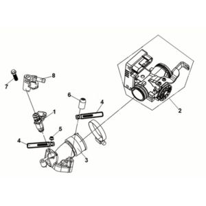 ECU set Sym Symphony ST 125i LC E5
