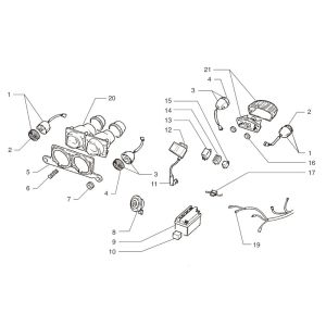 Electra Beta Ark tribe AC biała 2009 2-suwowa