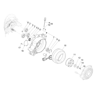 Silnik elektryczny i Vespa Elektrica 45KM/H E5 2021 (EMEA)