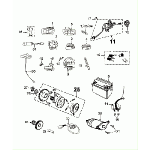 Sekcja elektryczna Peugeot Tweet Evo Euro4