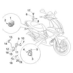 Gilera Runner 200cc VXR 4-suwowe 2006 Elektryczne sterowniki