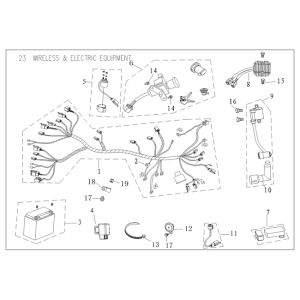 Części elektryczne Agm Vx50 plus