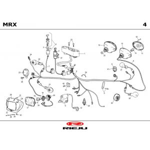 Części elektryczne Rieju MRX castrol 2001 2-suwowy