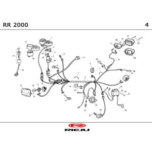 Części elektryczne Rieju RR czarny 2001 2-suwowy