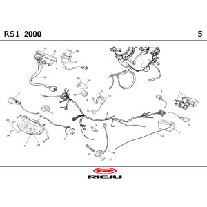 Części elektryczne Rieju Rs1 żółto-niebieski 2001 2-suwowy