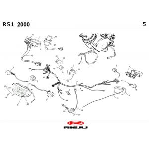 Części elektryczne Rieju RS1 szary matowy 2002 2-suwowy