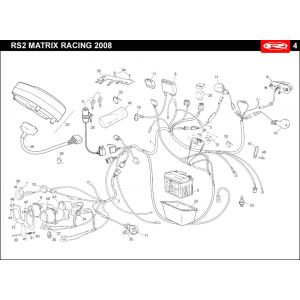 Części elektryczne Rieju Rs2 wyścigi niebieski 2010 2-suwowy