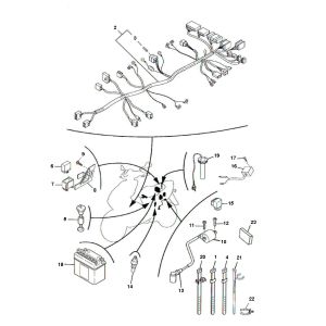 Części elektryczne 2 Yamaha Aerox 2-suwowy