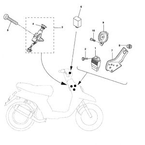 Części elektryczne 2 Yamaha Bw