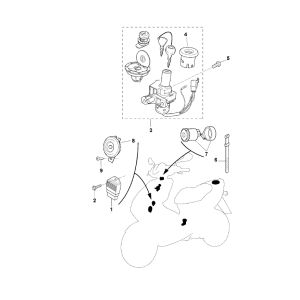 Części elektryczne Yamaha Aerox 2-suwowy