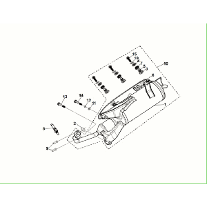 Wydech Sym Fiddle ll Euro 5