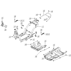 Ramka Kymco E-Vitality