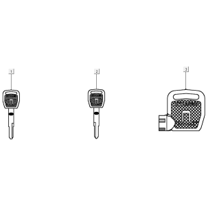 Kluczyk zapłonowy Kymco E-Vitality