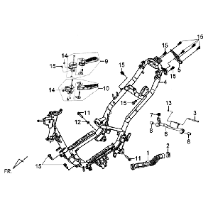 Ramka Sym Jet 4 (R086) czerwony 