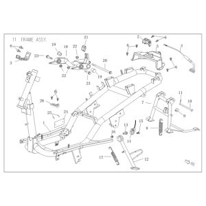 Części ramy Agm Vx50 plus