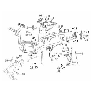 Ramka Generic Ideo niebieska 2007 2-suwowy