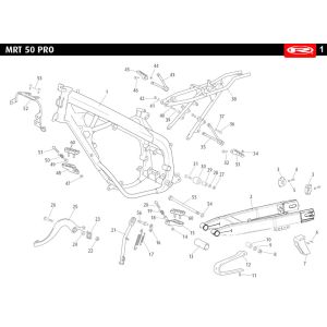 Ramka Rieju MRT pro enduro zielona 2010 2-suwowa