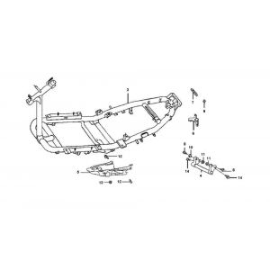 Ramka Sym Jet Euro-X 2-suwowa