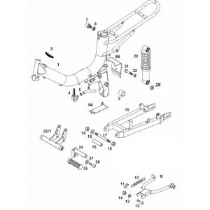 Ramka Tomos Pack'r 2-suwowa