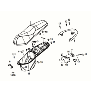Fuel tank Sym Jet 14 125I AC E5 2021-2024