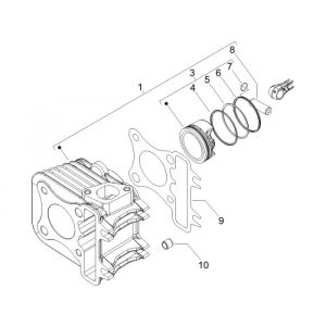 Cylinder Piaggio Fly 4-suwowy