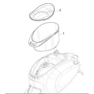 Skrzynka na kask Vespa Sprint 125 4T 3S IE ABS 
