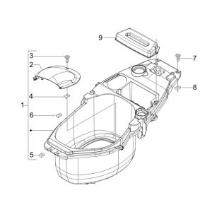 Buddybox Piaggio Fly 2-suwowy
