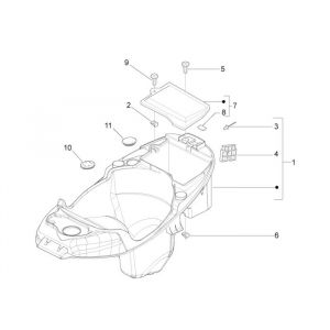 Buddybox Piaggio Liberty 4-suwowy