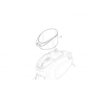 Pudełko na kask Vespa Sprint 125 4T 3V IE ABS E5 2021 (EMEA)